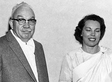 Dr. Lewis and Sri Daya Mata