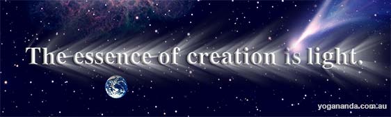 the essence of creation is light